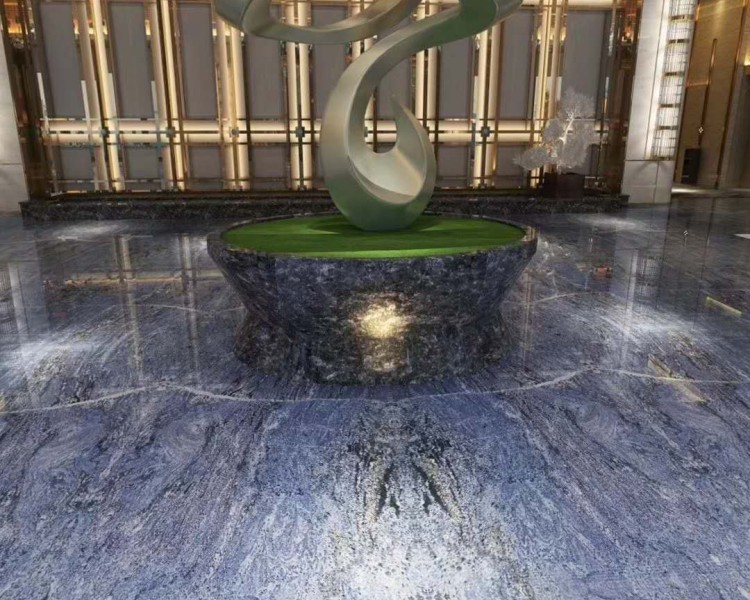 blue granite flooring tile