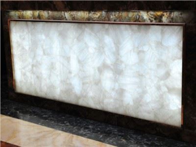 Decoração de casa de cristal de ágata