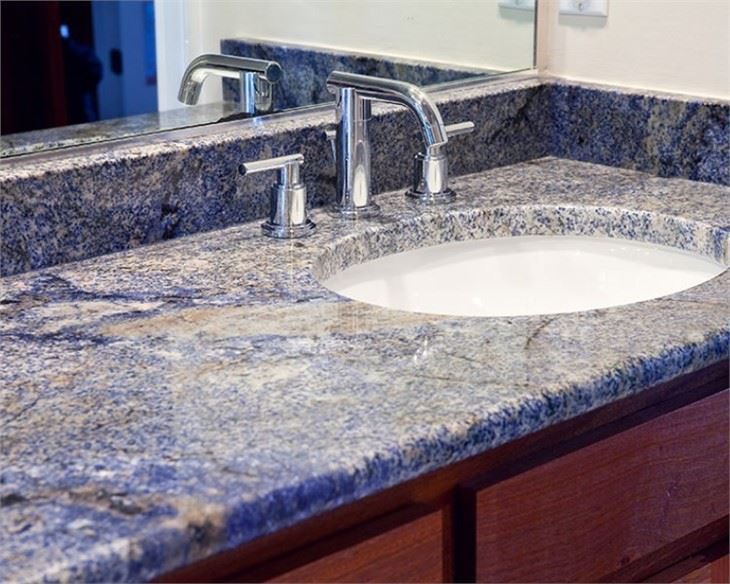Blue Granite Countertop