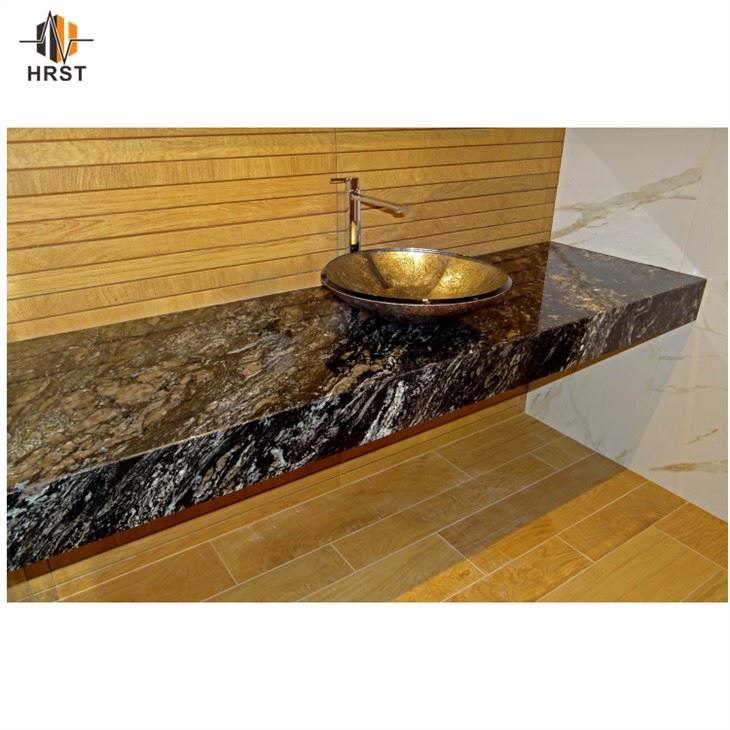 Black Fushion Granite Vanity Top