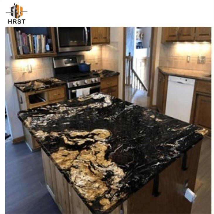 black stone countertop