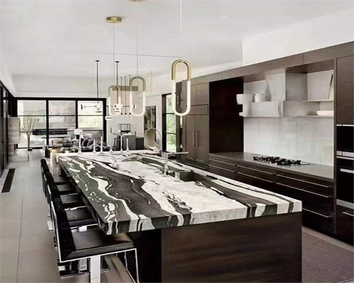 Casablanca Black Quartzite For Kitchen Countertops