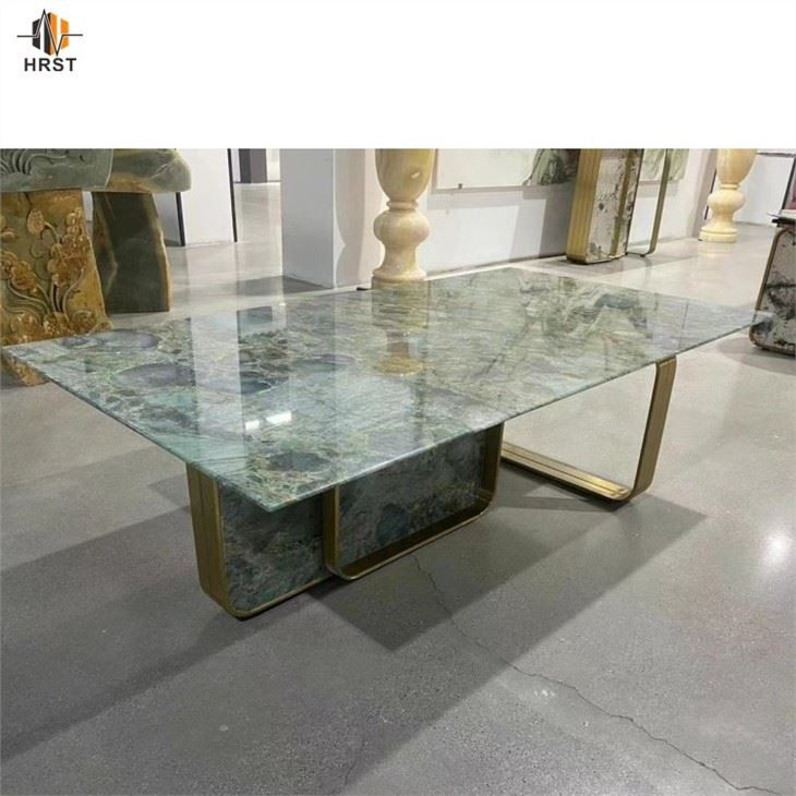 Green Stone Table Green Stone Table