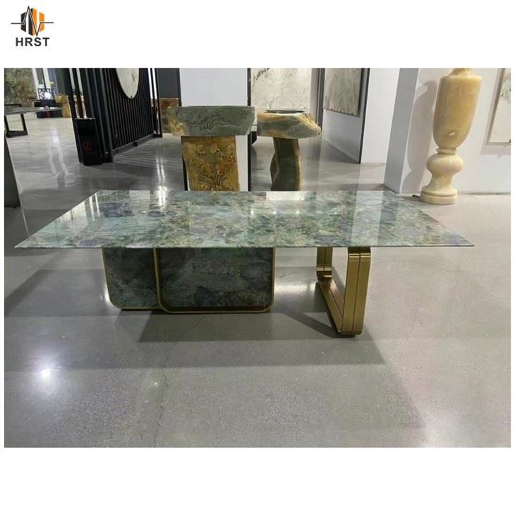 Green Stone Table Green Stone Table