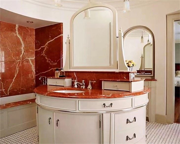 Rojo Marble vanity top Rojo Marble vanity top