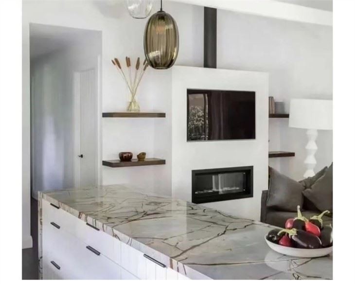 Natural Roman Impression Quartzite Slab