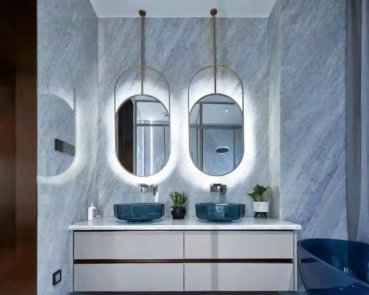 blue crystal marble bathroom blue crystal marble bathroom
