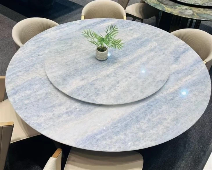 blue crystal marble table blue crystal marble table
