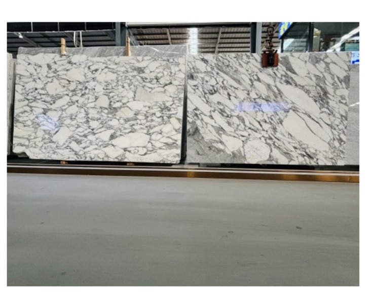 Snow White Marble Arabescato Marble For Wall Decor And Kitchen Counter